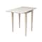International Concepts Rectangle Small Dropleaf Table, Unfinished, 36 W, 20.6 L, 29 in H, Wood, Unfinished T-2236D - alternate 2